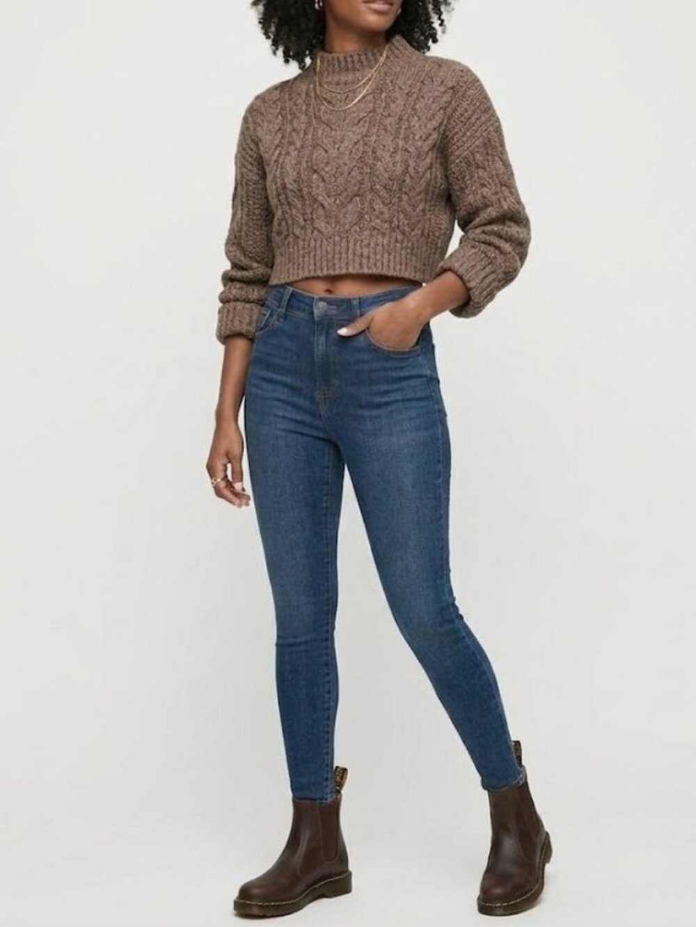 PISTOLA Aline High Rise Skinny Ankle Jeans 29 Lincoln Medium Wash Stretch EUC